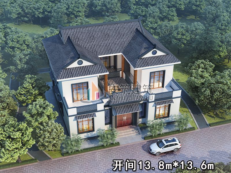 ��ʽ�ĺ�Ժ�������ͼ ƽ��ͼ ��ũ���ϼҽ�Ư���Ķ�����ʽ�ĺ�ԺAZ692