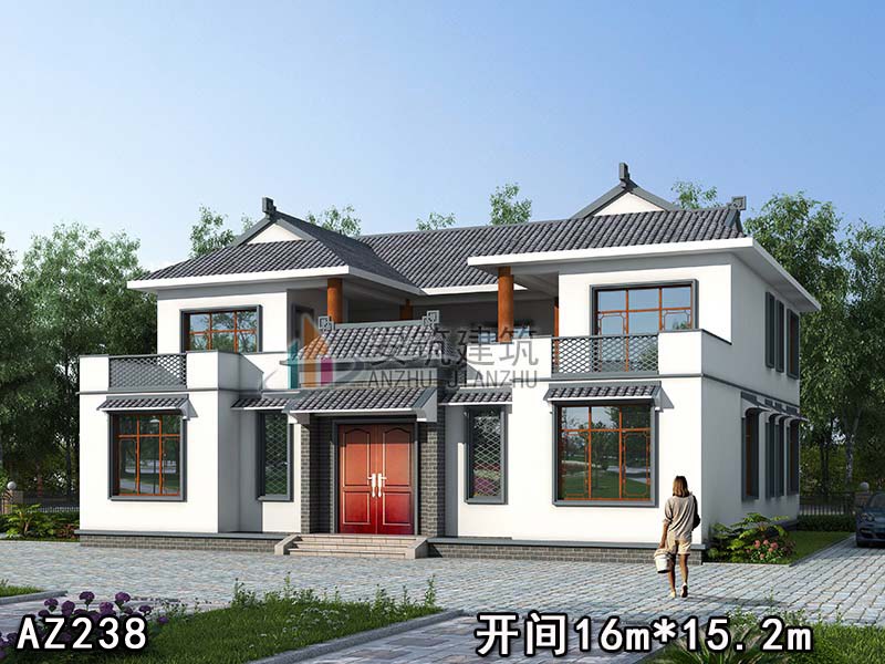 ��ʽ�ĺ�Ժ���ͼЧ��ͼ��ƽ��ͼ��ȫ��ʩ��ͼֽ��AZ238