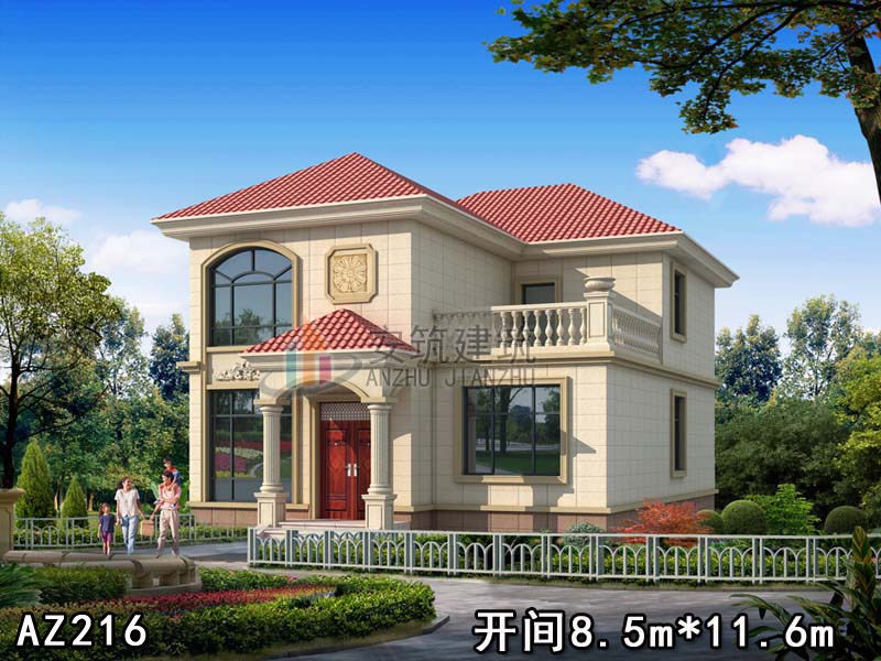 100ƽ����ŷʽ��ũ������Խ���,��巿�����ͼֽЧ��ͼ,AZ216