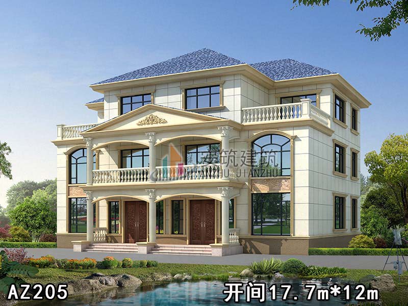 ŷʽ˫ƴ�����ֵܷ�,�����ũ�巿�����ͼ��ˮ��ȫ��ʩ��ͼ,AZ205