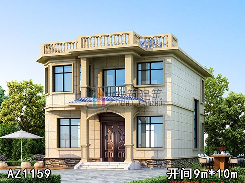 ռ��С����ŷʽ˫��¶̨�ݶ�ũ����� AZ1159