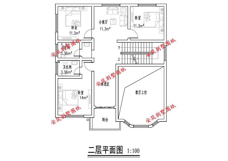 推荐6套农村二层楼房设计图,简约大气的农村小别墅